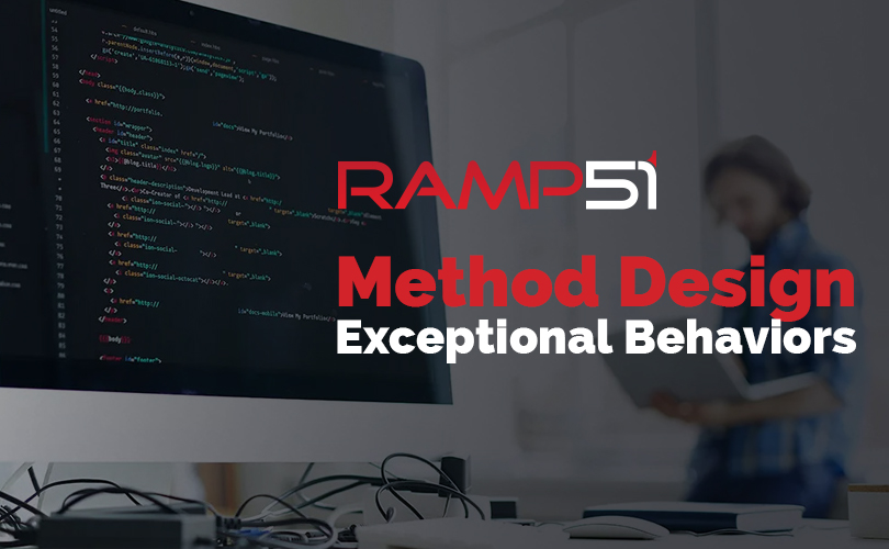 Method Design - Exceptional Behaviors
