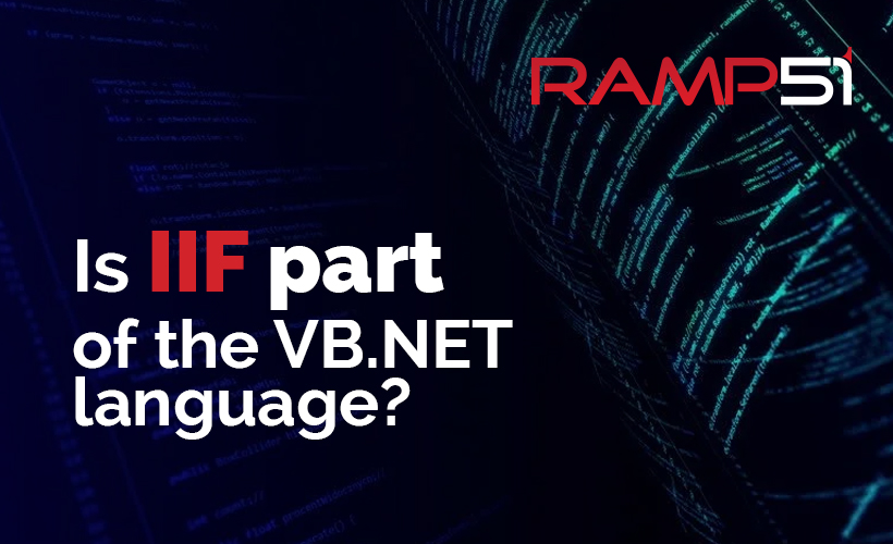is IIF part of vb.net